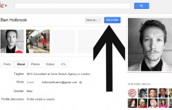 rel author in google plus