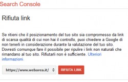 google search console disavow